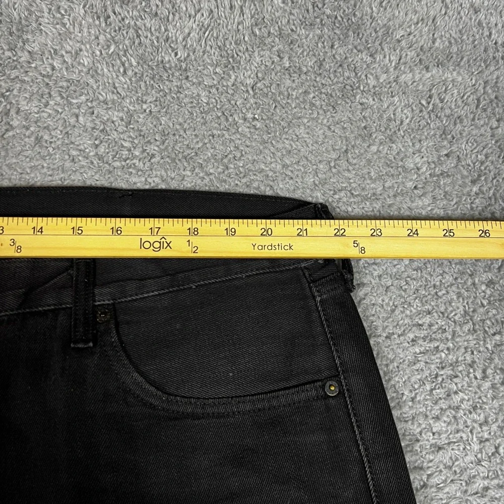 Levis 501 Jeans Mens 44x32 Black Button Fly Straight Leg Casual Formal Business‎